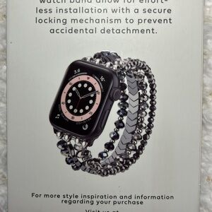 Royal Tech Beaded Band fits all wrist size compatible with Apple Watch 38/40/41M